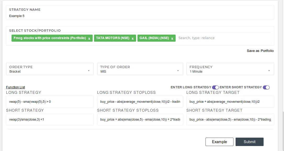 Backtesting System for Algo Trading