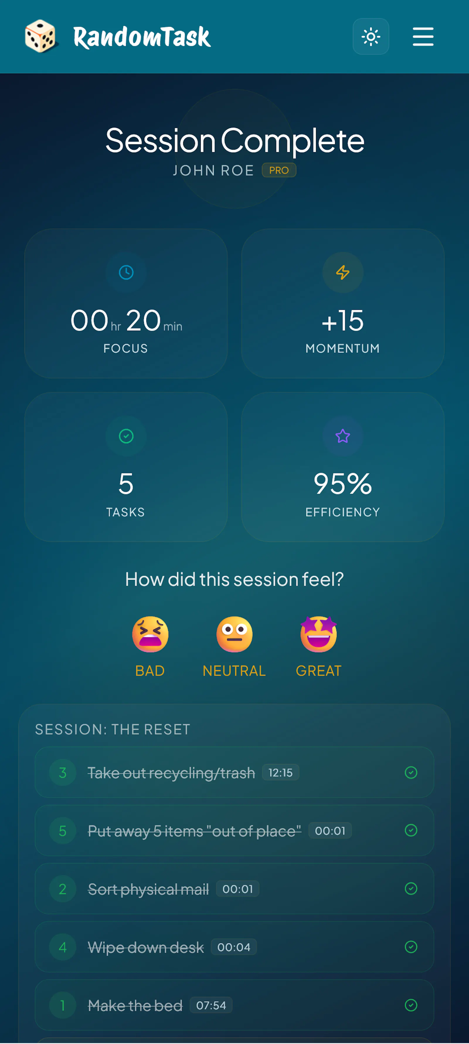 RandomTask - Doing Boring Tasks screenshot 4