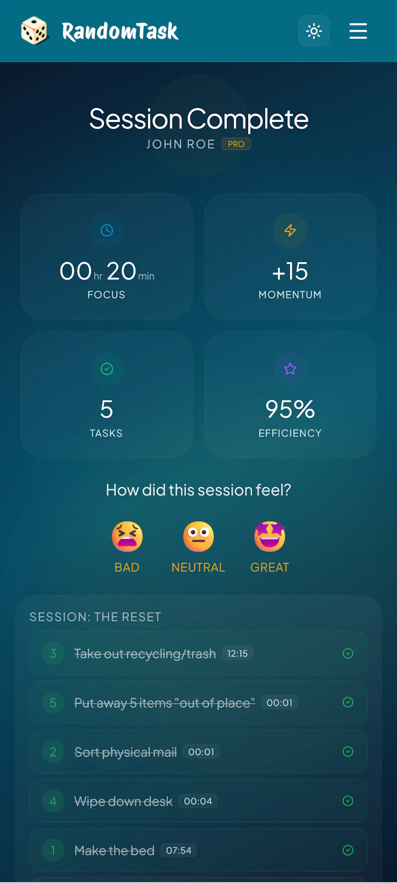 RandomTask - Doing Boring Tasks screenshot 4