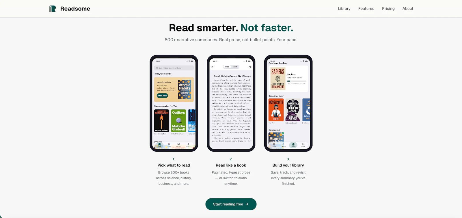 Readsome: book summaries screenshot 2