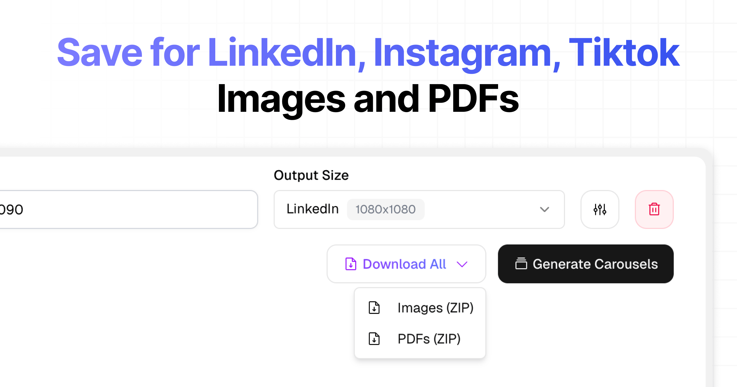 Twitter Carousel Generator Medien 4