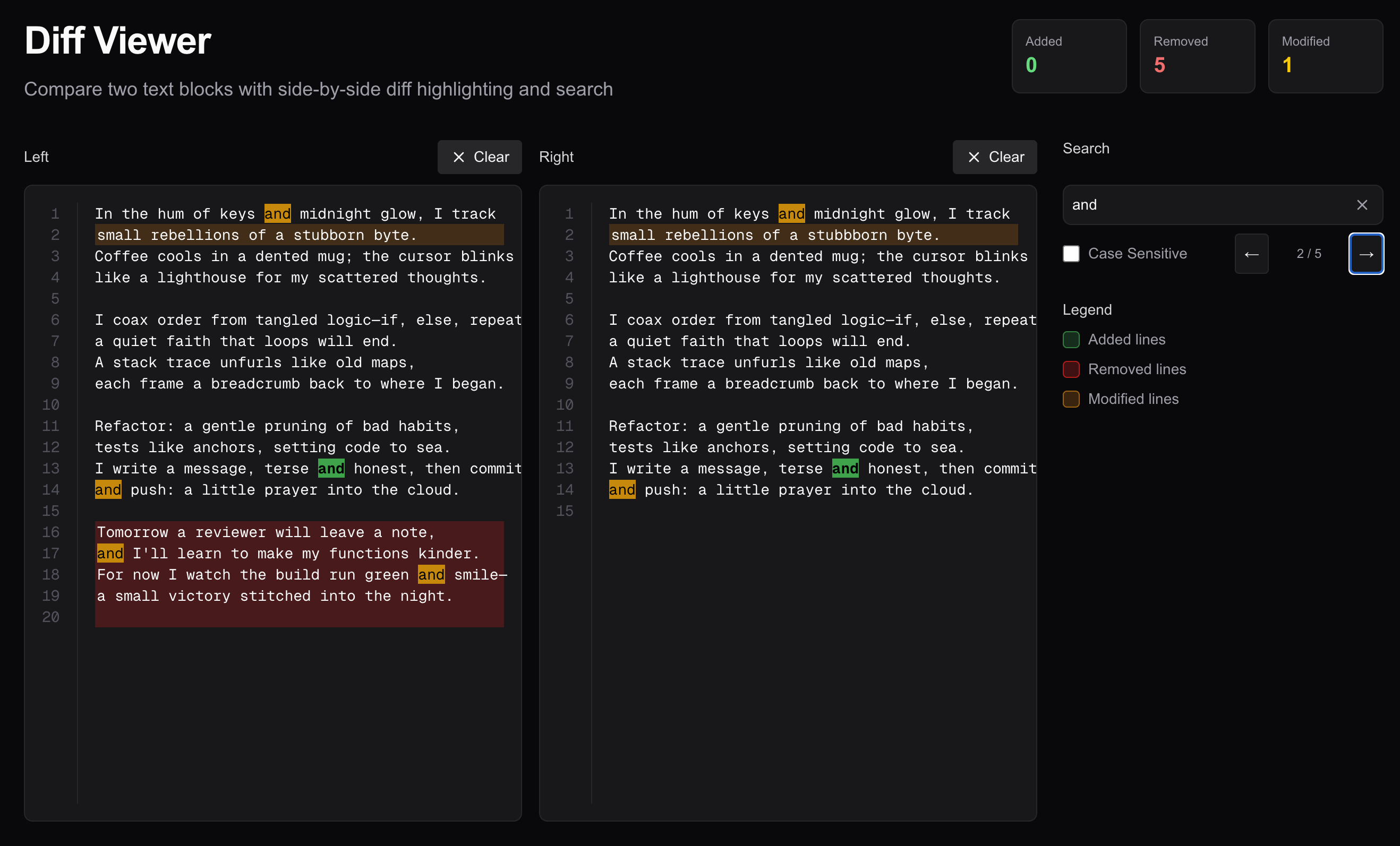 textytools.dev - Screenshot 2 showing product features and functionality