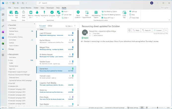 MyPA AddIn for Outlook gallery image