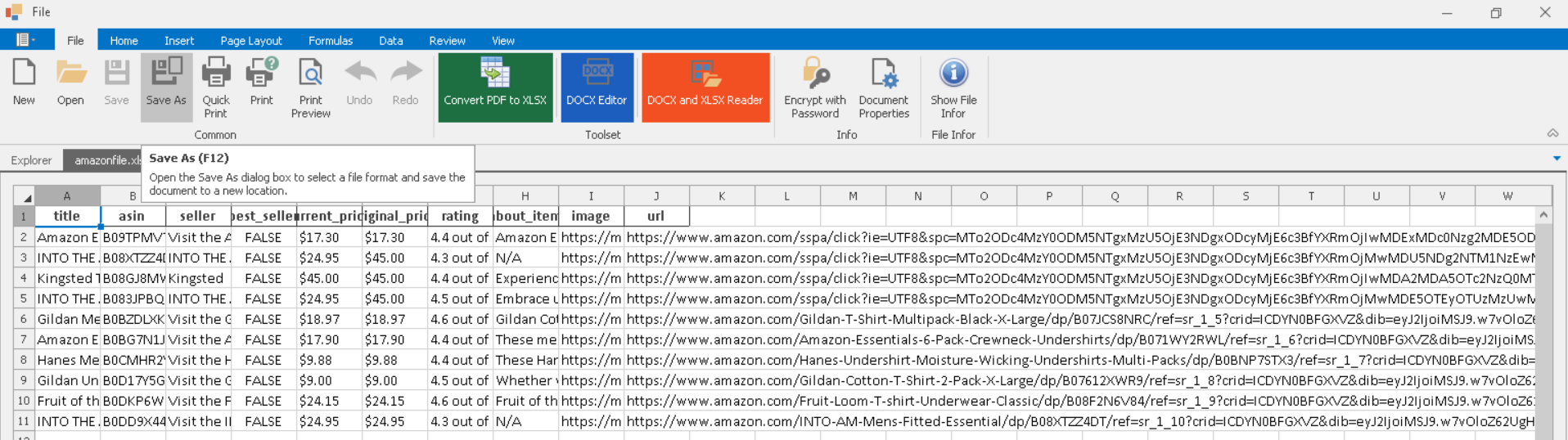 มีดโกนข้อมูลของ Amazon - เครื่องมืองานสด media 2