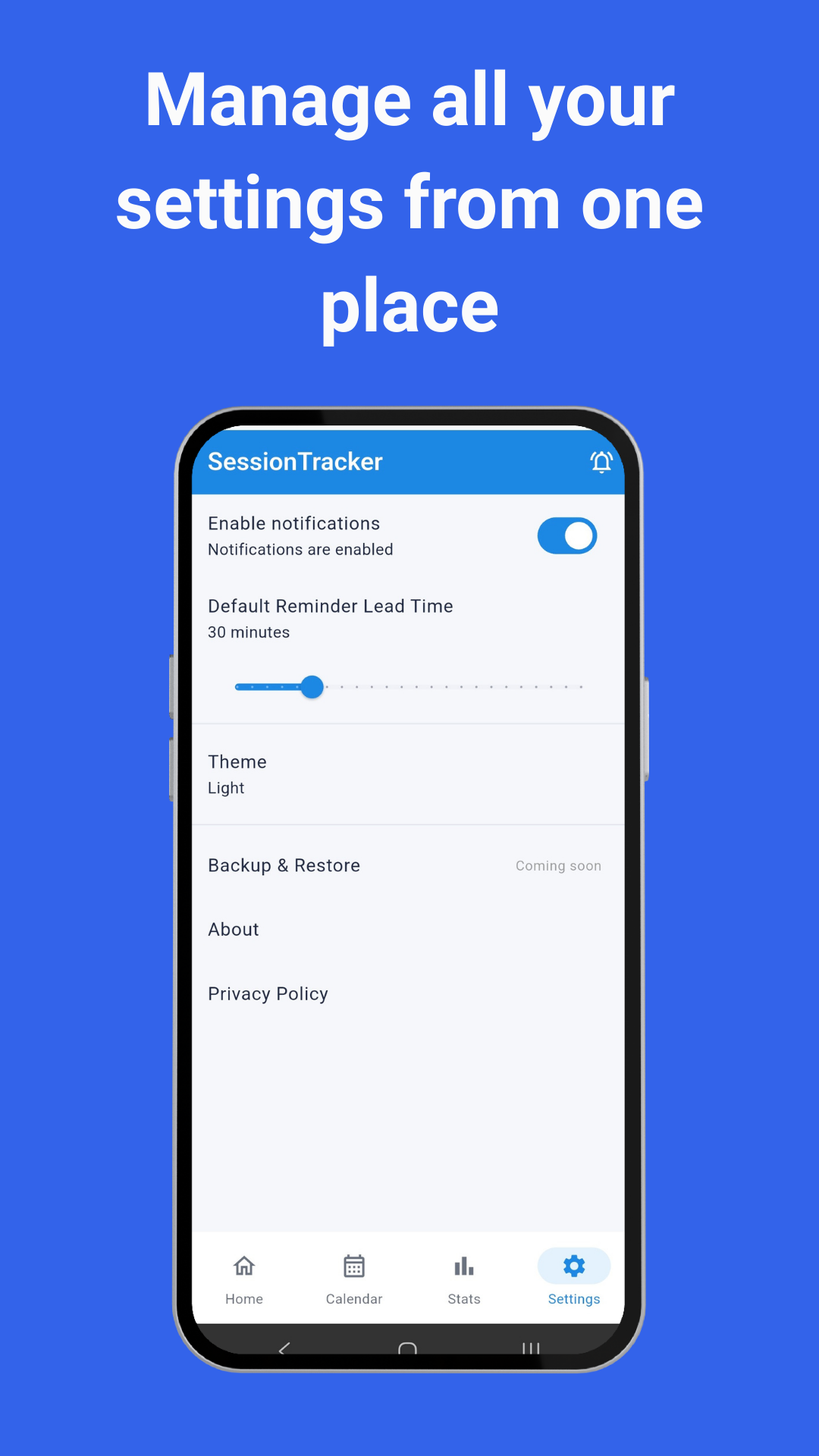 Track My Sessions gallery image