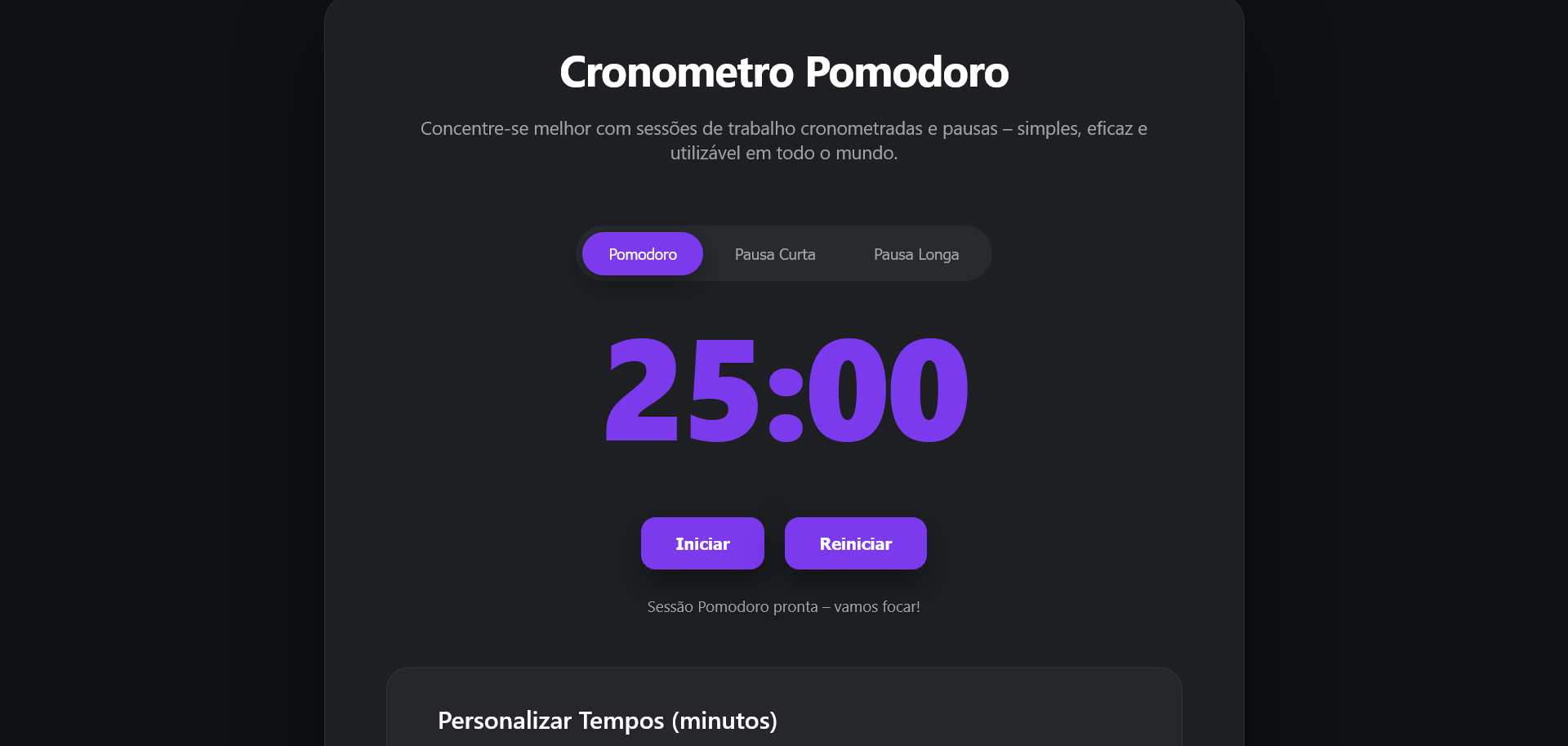 Cronômetro Pomodoro gallery image