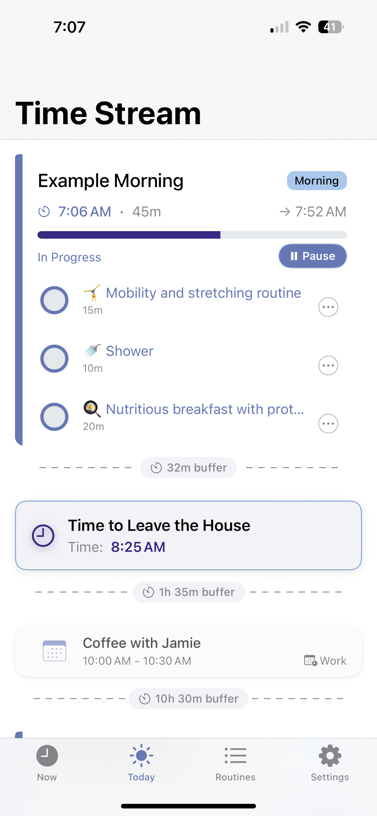 Time Stream - See your routines flow around life's changes & interruptions media 8