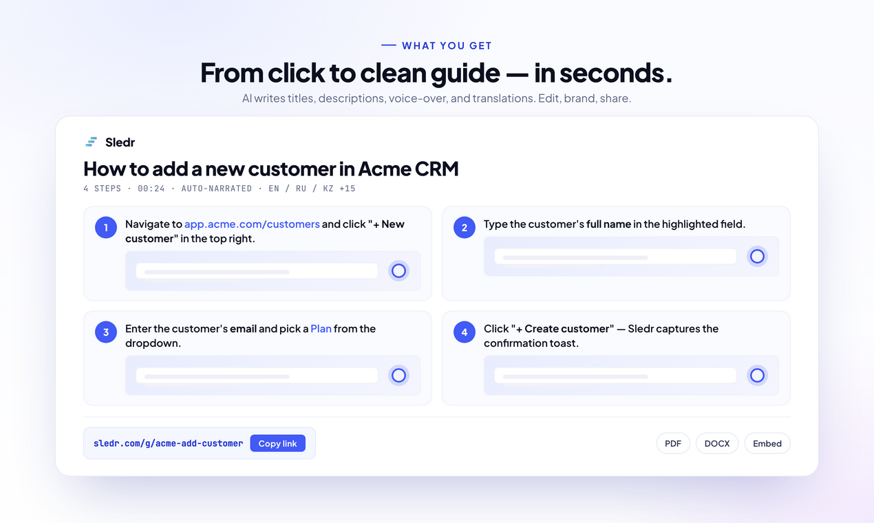 Sledr - Your AI Workflow Recorder gallery image