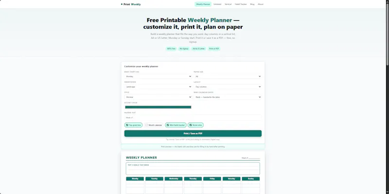 PrintWeekly screenshot 1