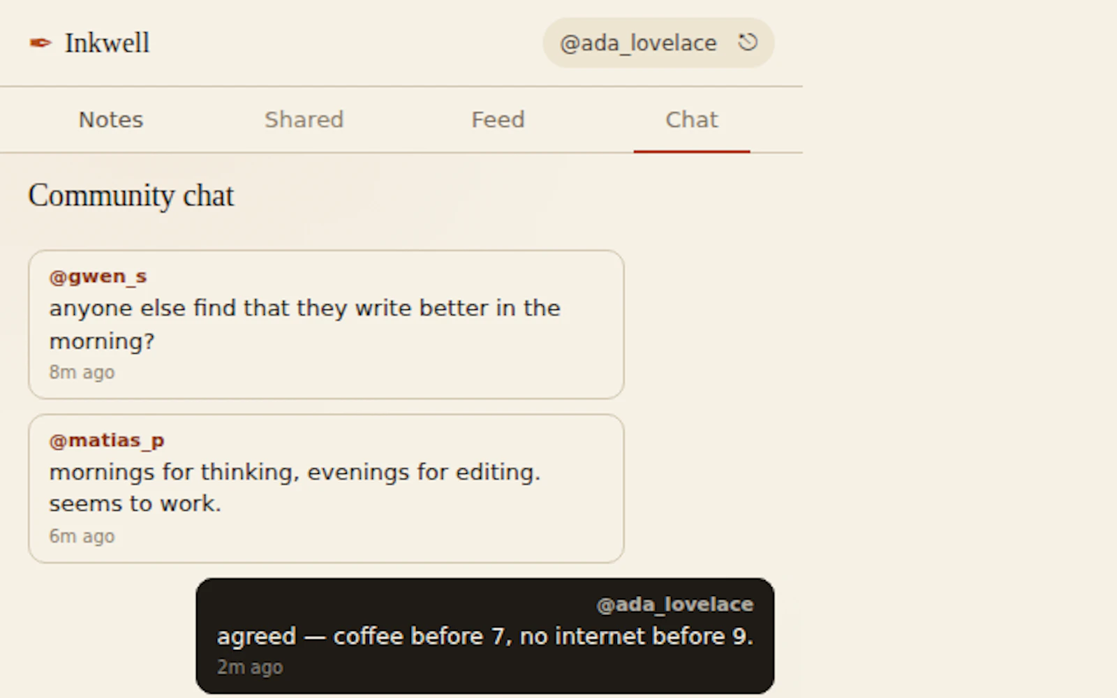 Inkwell screenshot 5