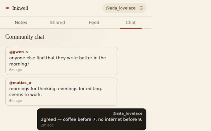 Inkwell screenshot 5