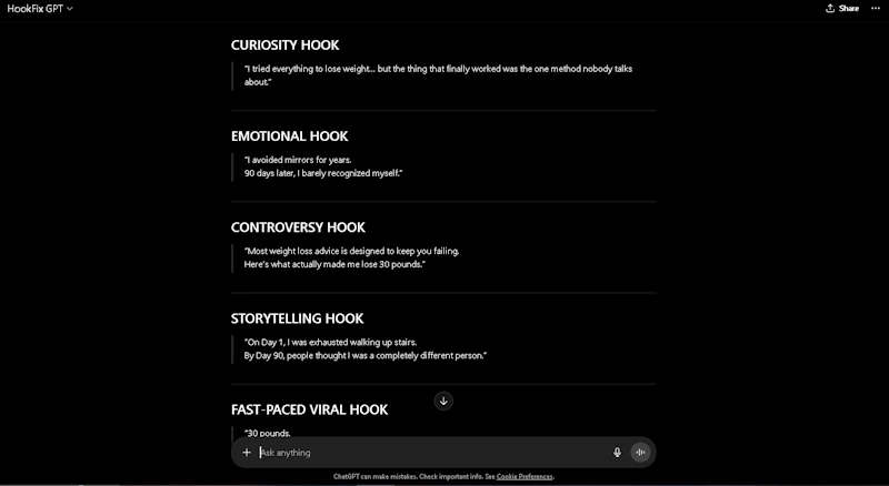 HookFix GPT screenshot 5