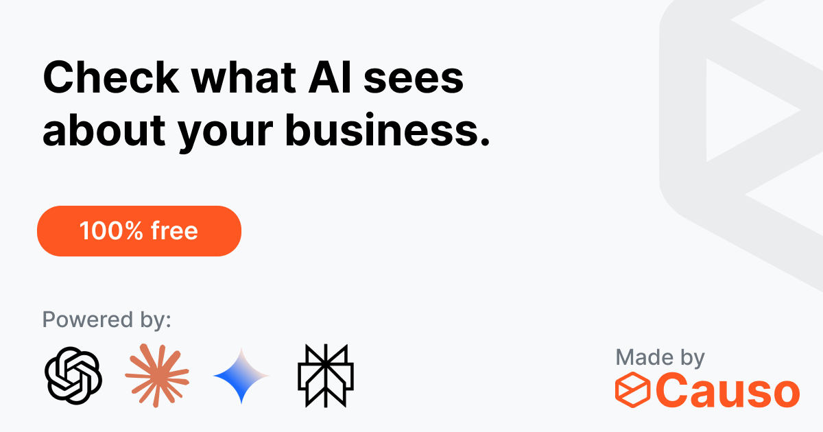 AI Visibility Checker by Causo