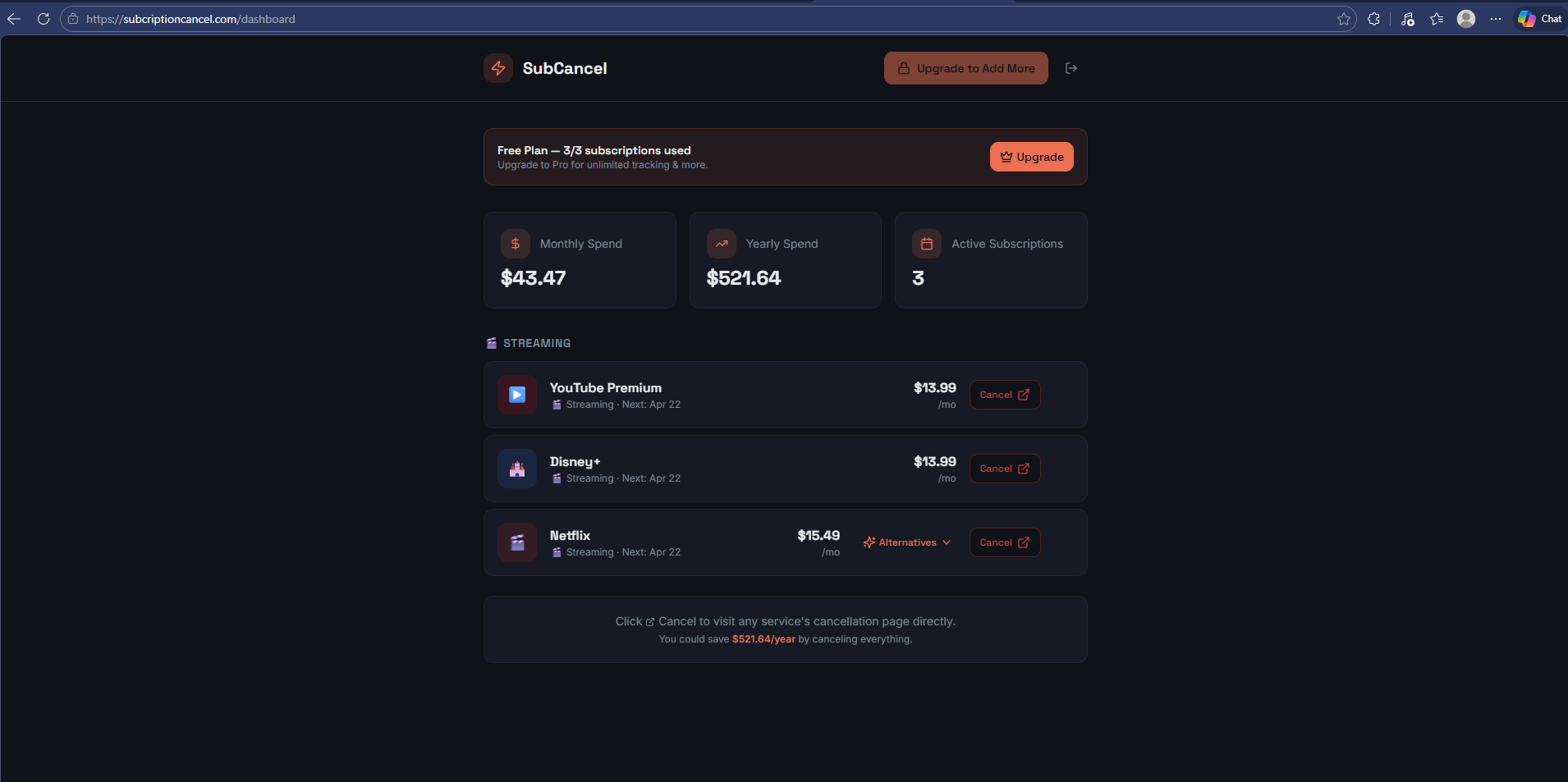 SubCancel —Manage & Cancel Subscriptions gallery image