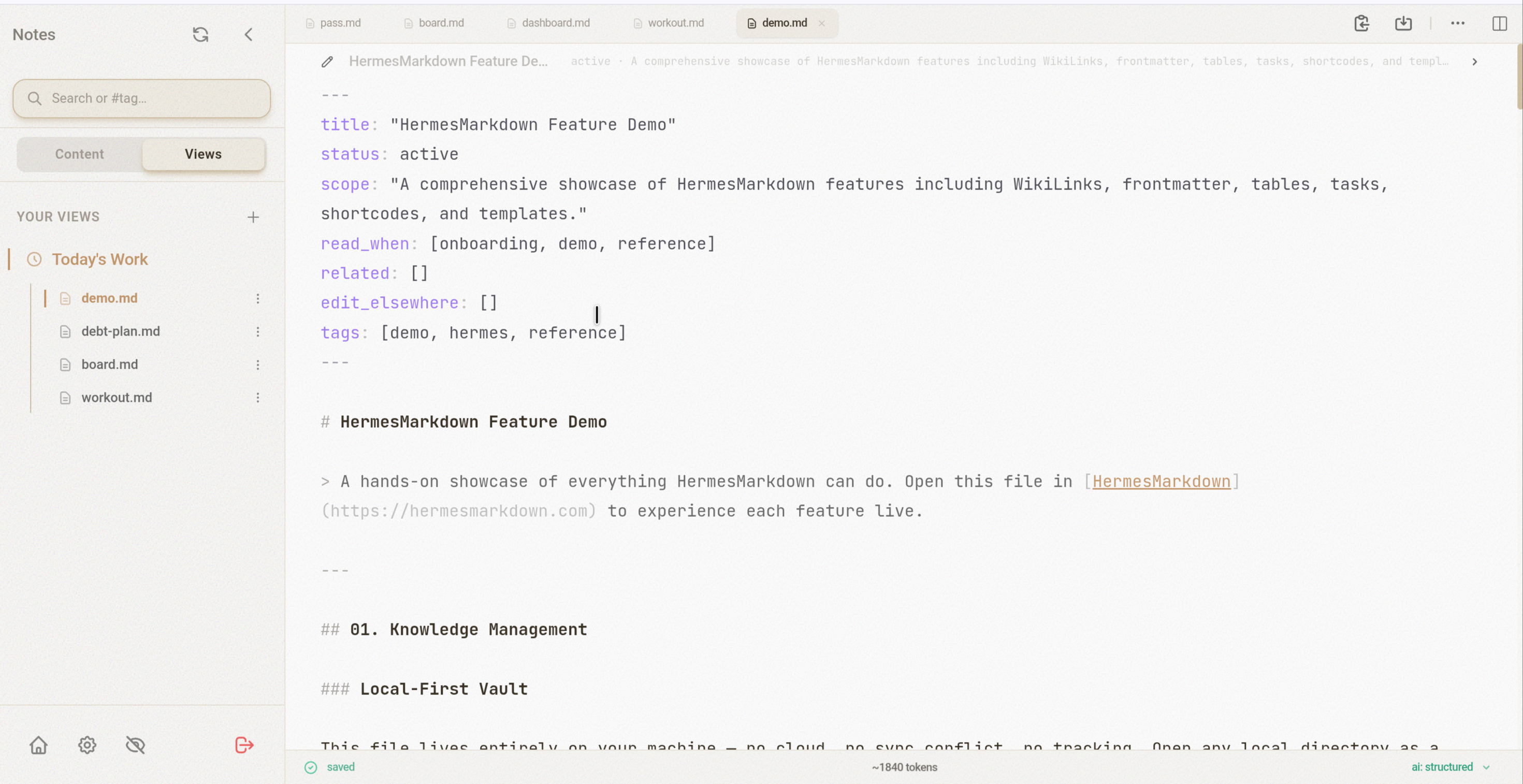 Hermes Markdown gallery image