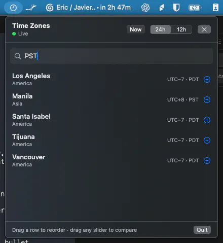 TimeZoneBar gallery image