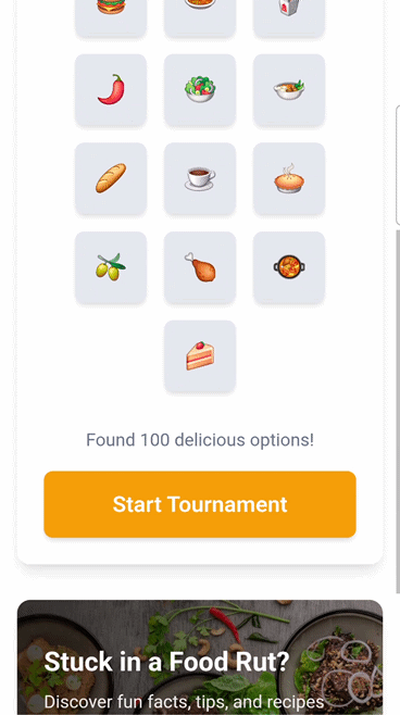The Dinner Decider - Screenshot 2 preview