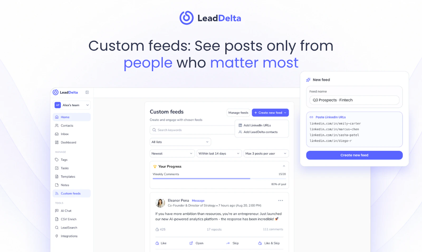LeadDelta 5.0: AI Warm Intros + AI Inbox screenshot 6