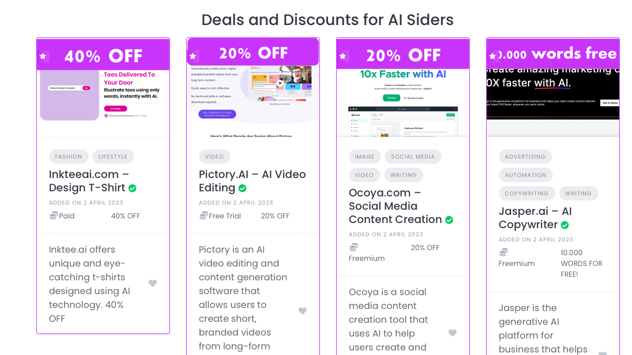 AI Side: ofertas y promociones en herramientas de IA media 1