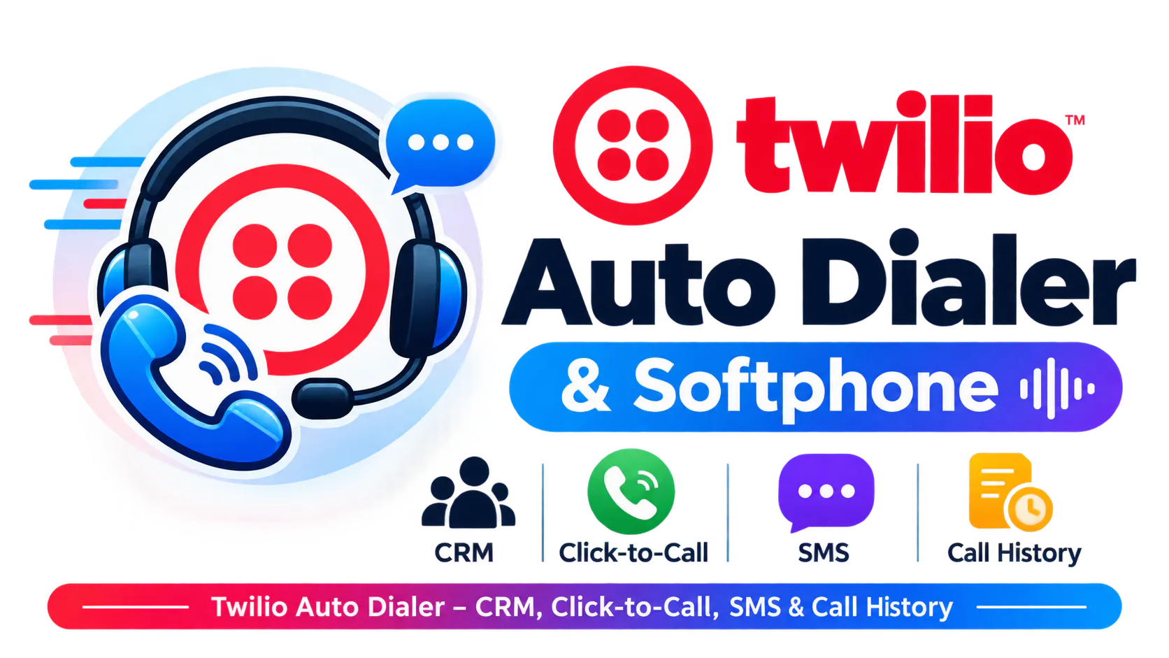 Twilio Auto Dialer & Softphone screenshot