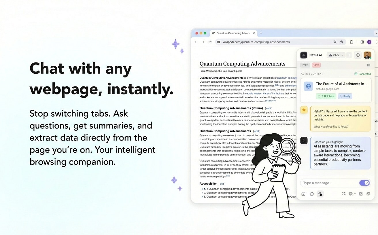 Nexus AI | Chrome Extension + Dashboard media 3