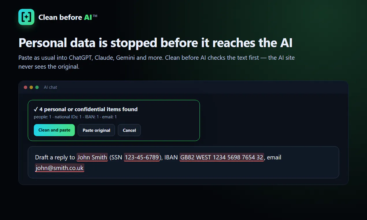 Clean before AI gallery image