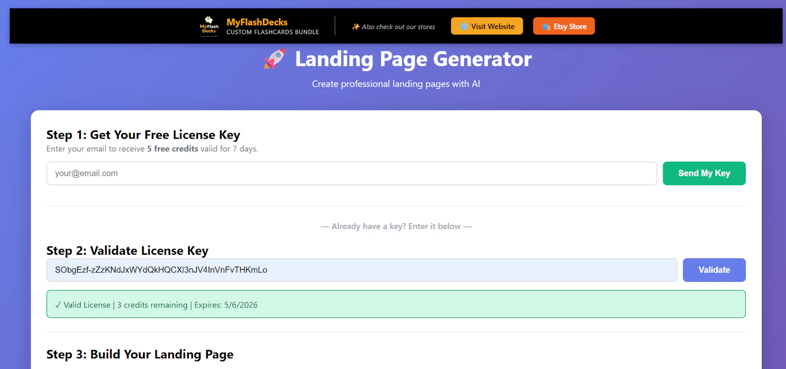 Landing Page Generator screenshot 4