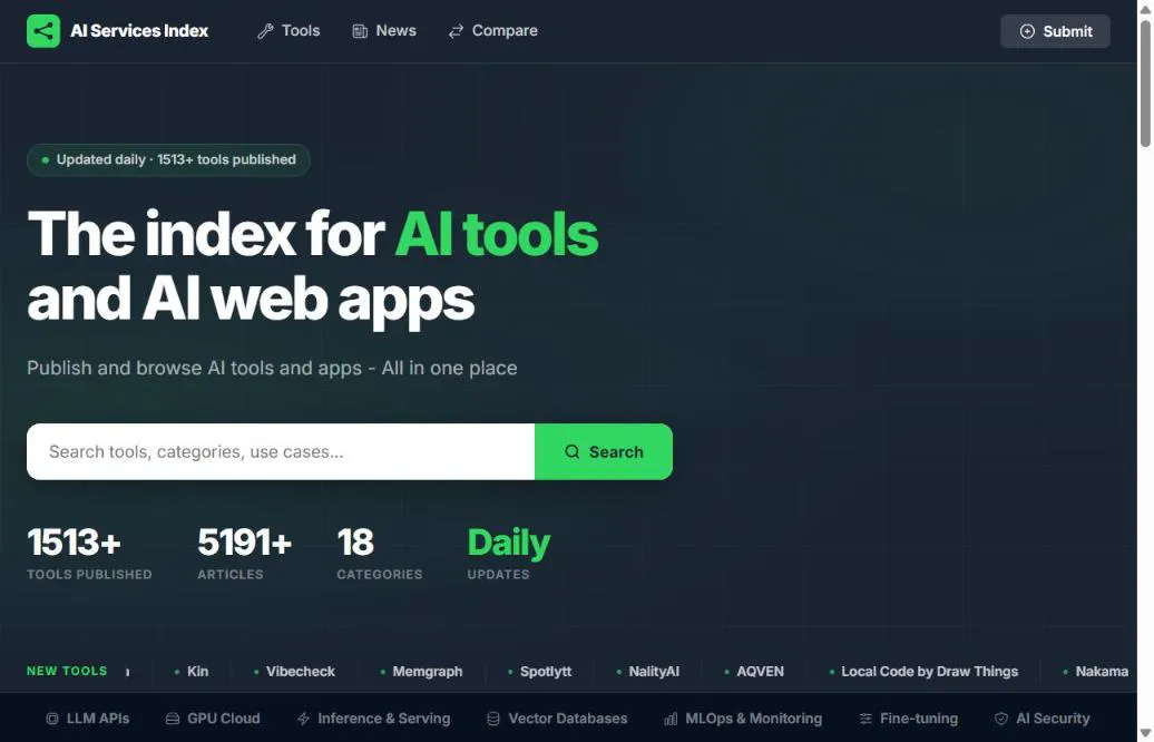 AI Services Index gallery image