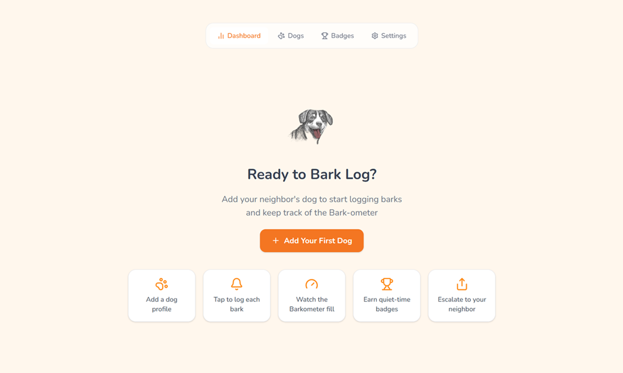 Bark Tracker - Screenshot 2 showing product features and functionality