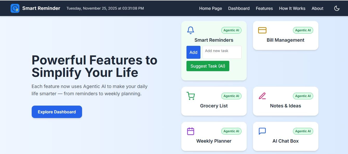 Smart Reminder & Organizer - Screenshot 2 showing product features and functionality