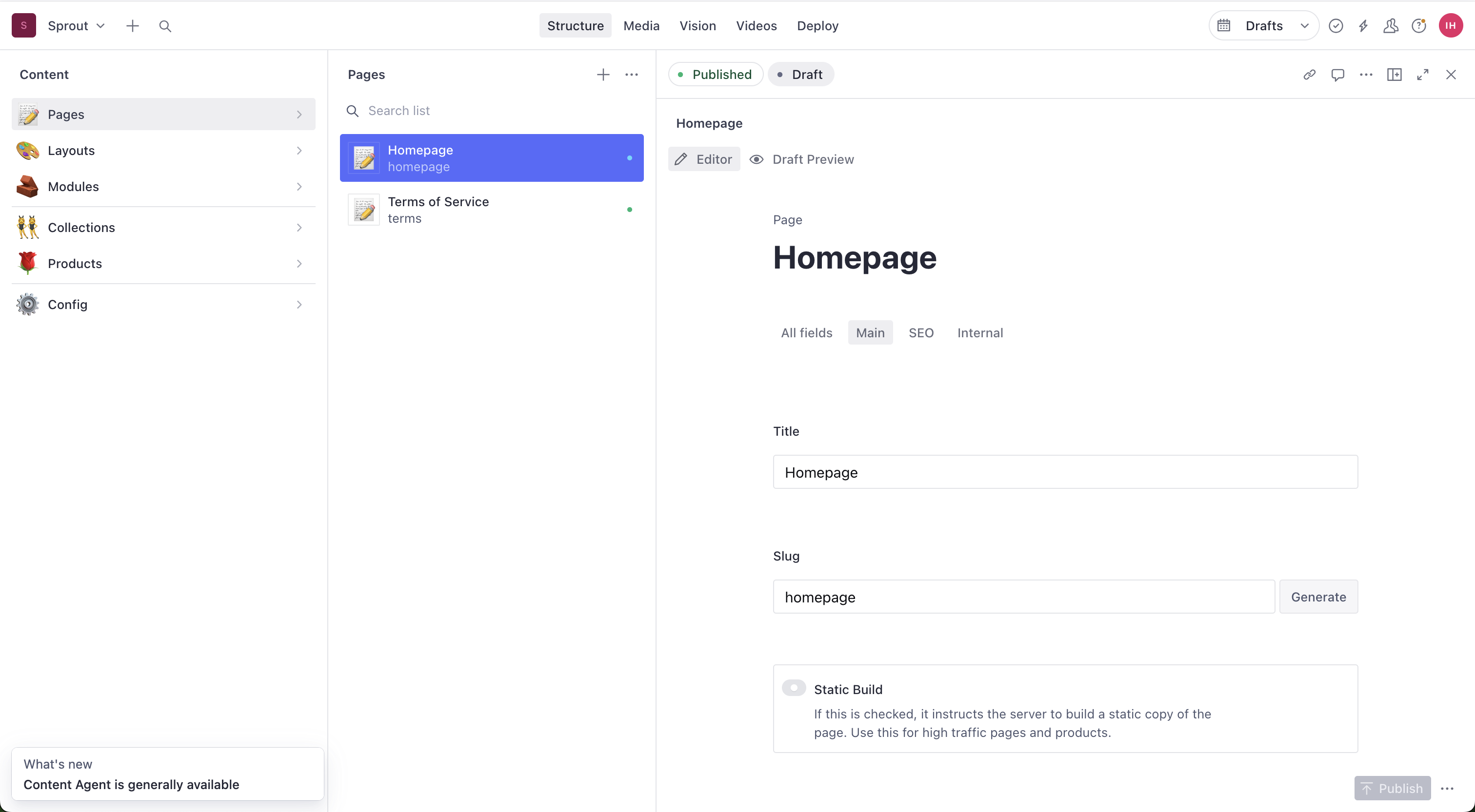 Sprout - Screenshot 3 showing product features and functionality