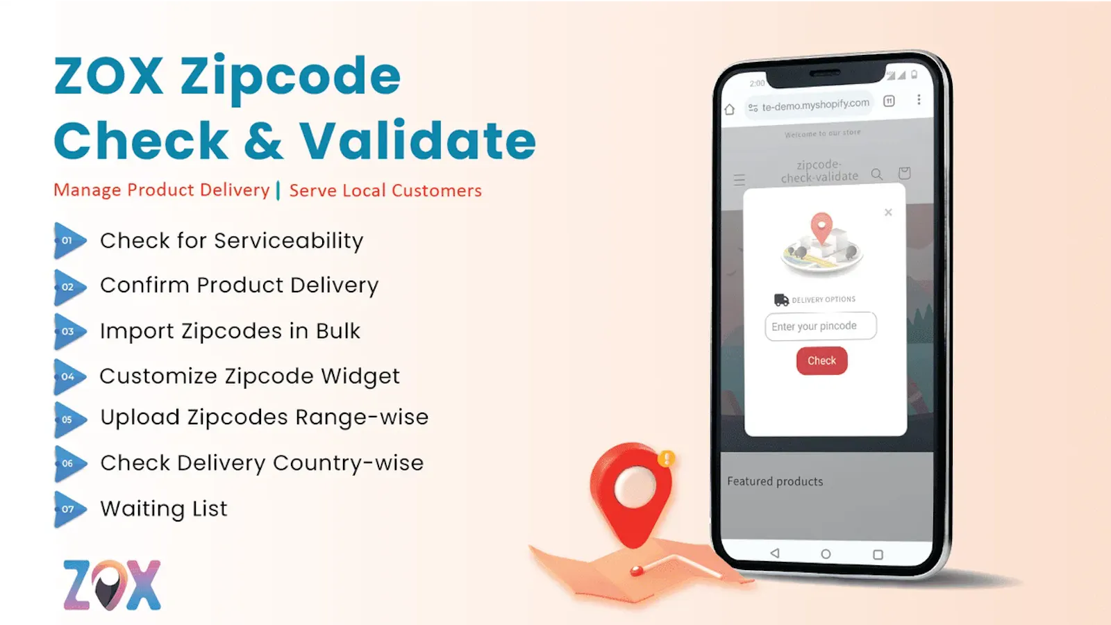 ZOX Zipcode Check & Validate screenshot 1