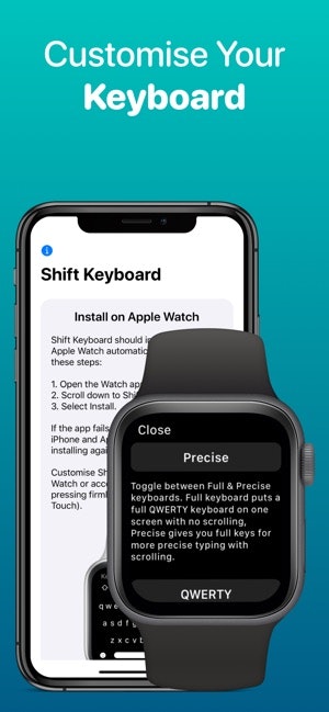 Shift Keyboard v2 - Apple Watch Keyboard gallery image