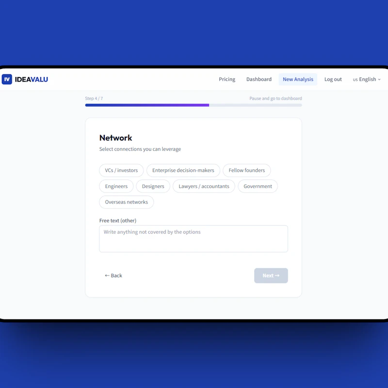 IDEAVALU - AI Business Idea Generator screenshot 6
