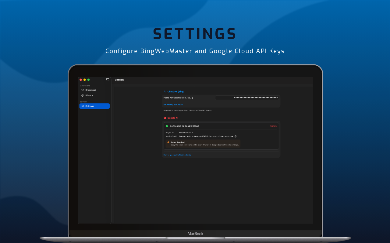 Beacon - Screenshot 2 showing product features and functionality