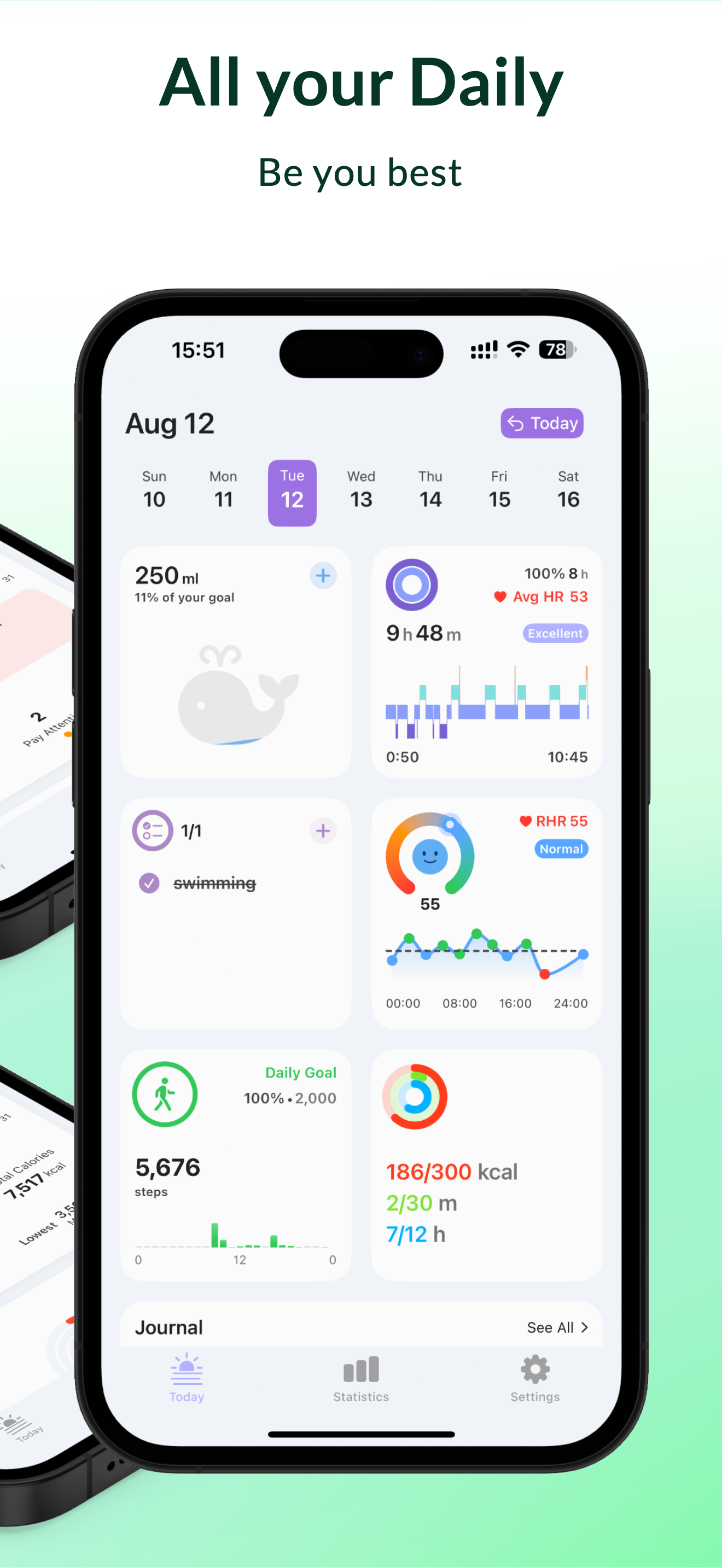 Keevo - Kuratierter Schlaf, HRV, Fitness, Todos - alle in einem täglichen Tracker Medien 3
