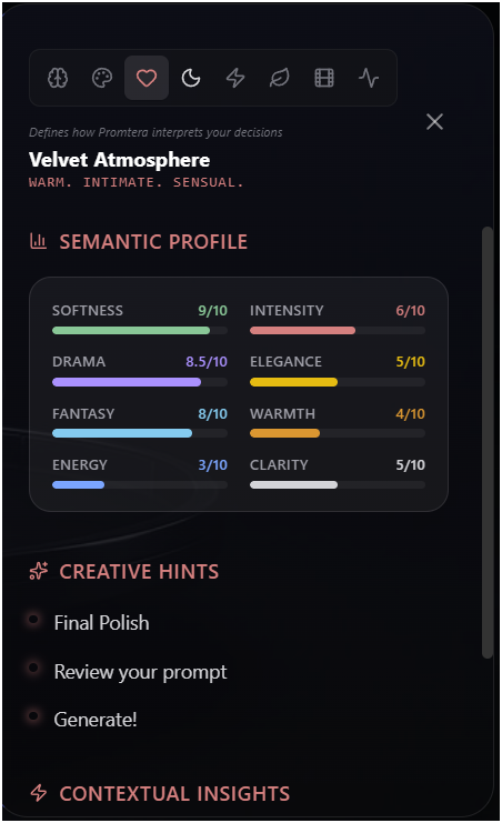 Promtera - Screenshot 2 showing product features and functionality