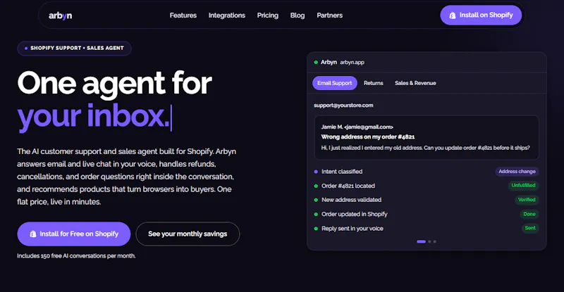 Arbyn screenshot 1