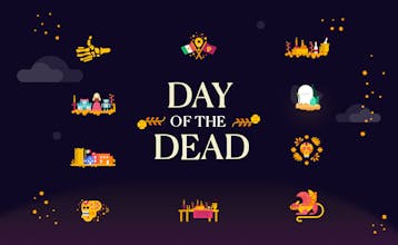 Free Animated Illustrations Pack (Day of the Dead) gallery image