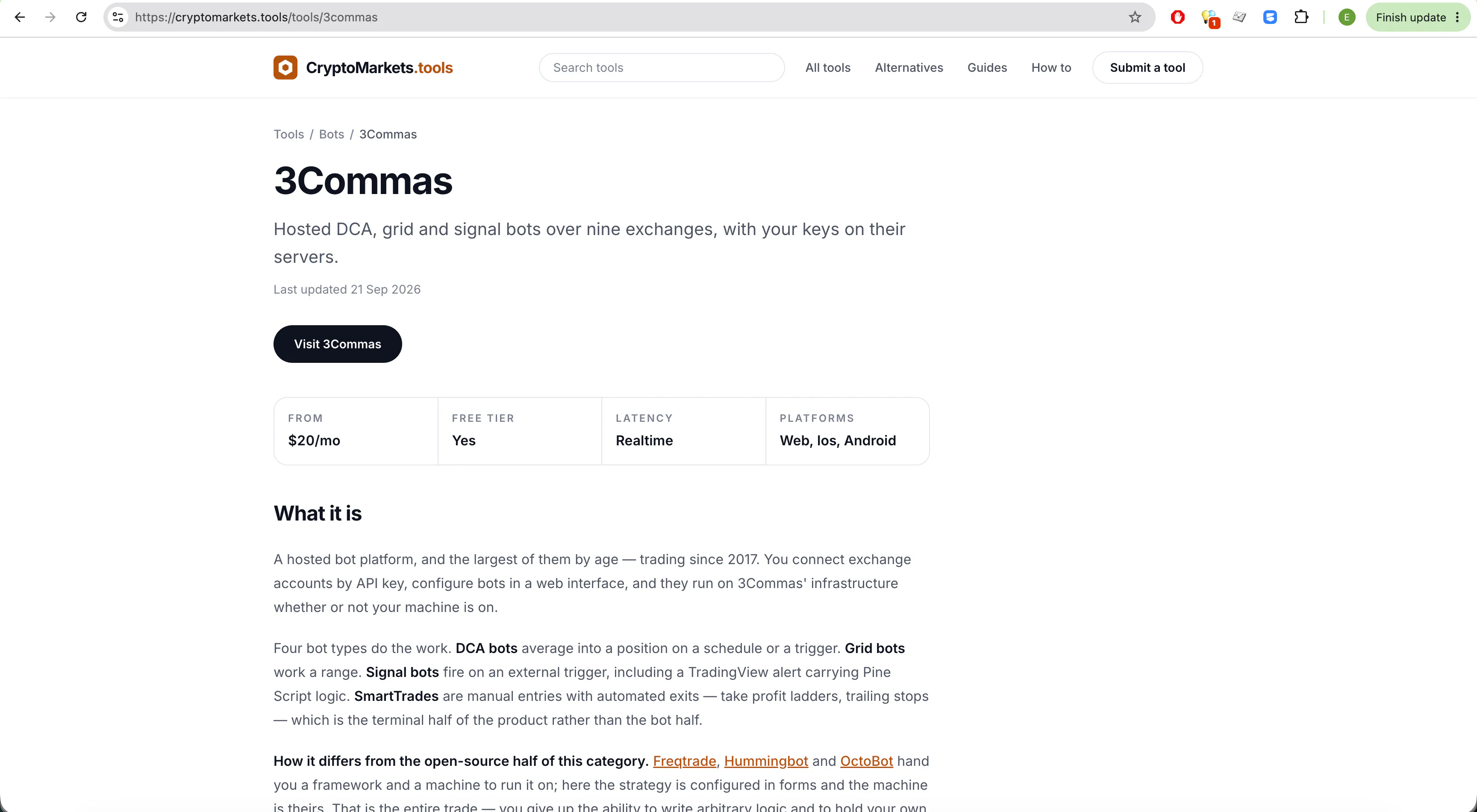 CryptoMarkets.tools gallery image