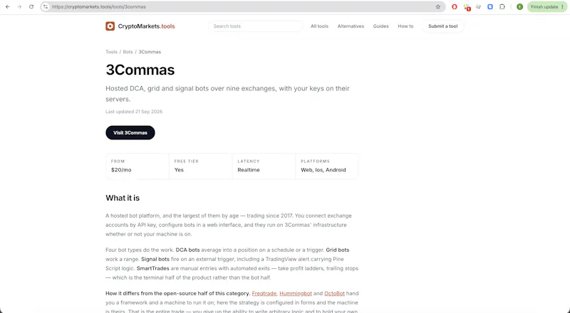 CryptoMarkets.tools screenshot 4