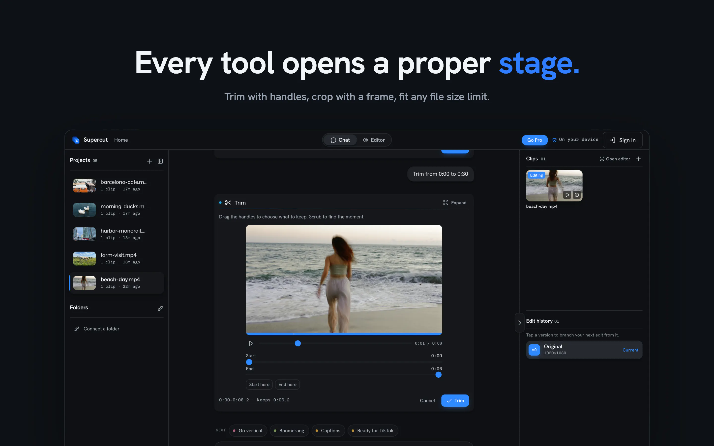 Supercut - AI Video Editor gallery image