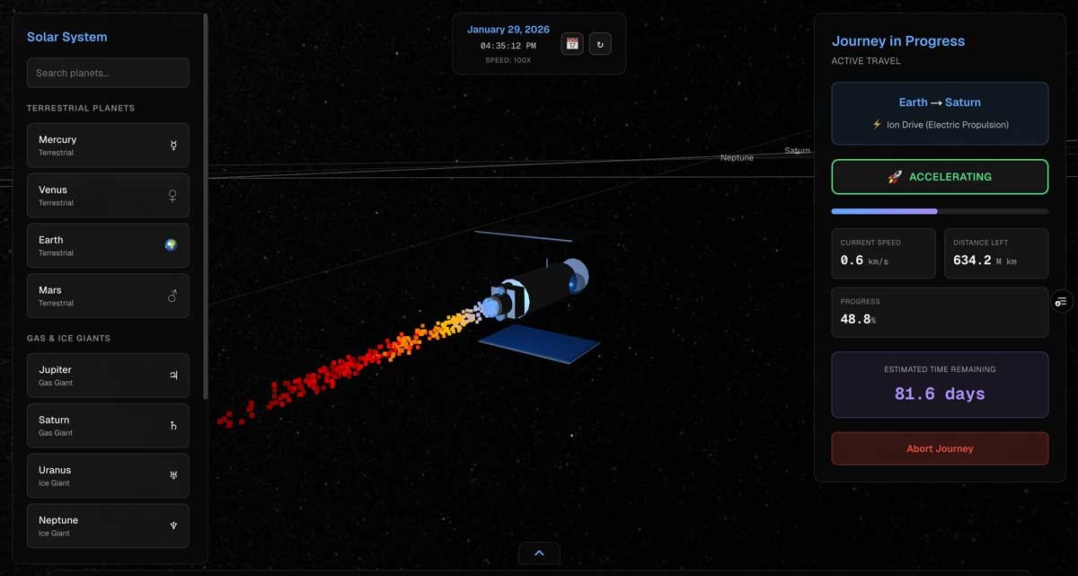 Celestial Vehicle Propulsion Simulator gallery image