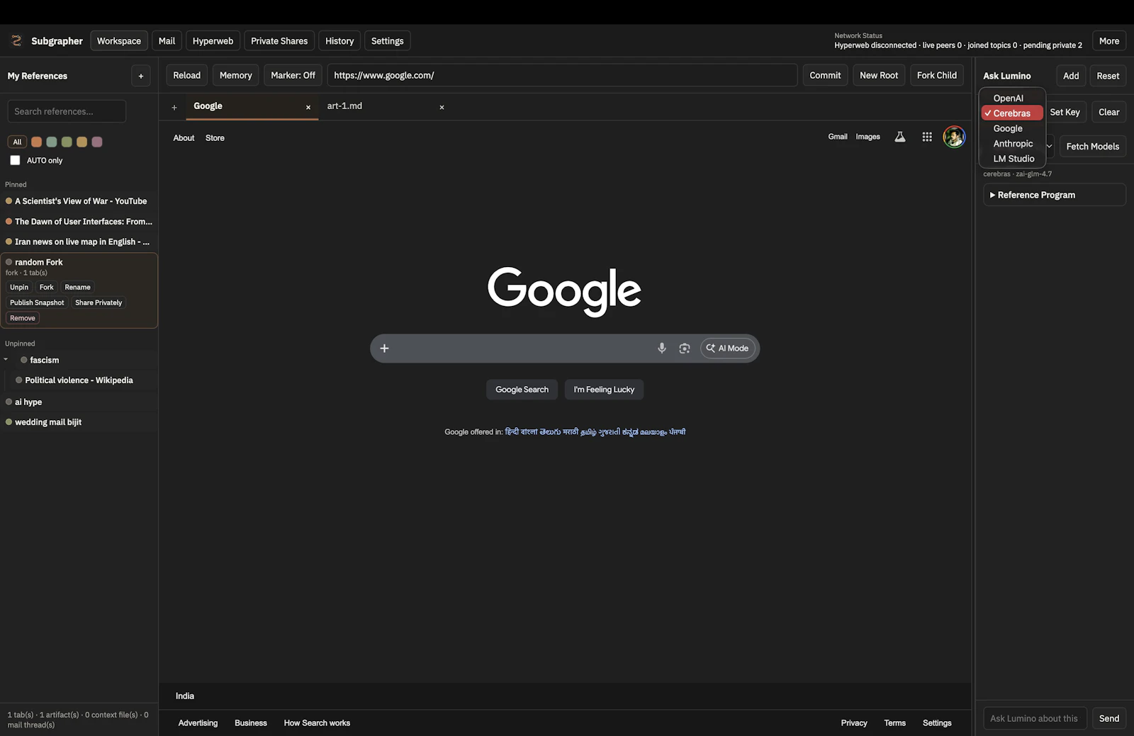 Subgrapher screenshot 3