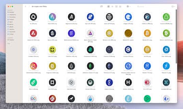 3D Crypto Coins gallery image