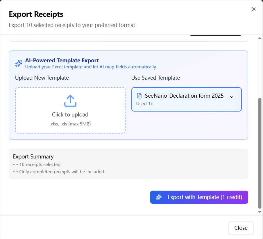 ReceiptSort - Screenshot 4 preview