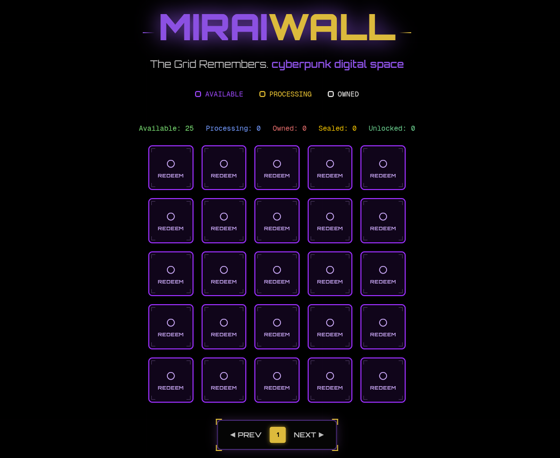 Média Miraiwall - La grille se souvient ... 1