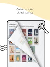 Visuelle Darstellung des Charmes und der Spannung des digitalen Briefeschreibens auf dem iPad.