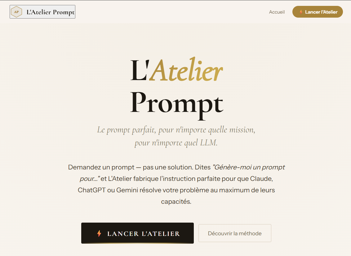 L'Atelier Prompt gallery image