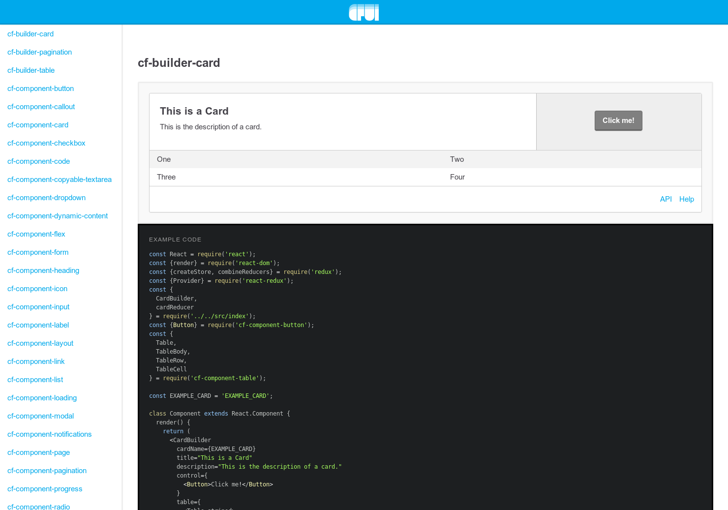  CloudFlare UI Framework